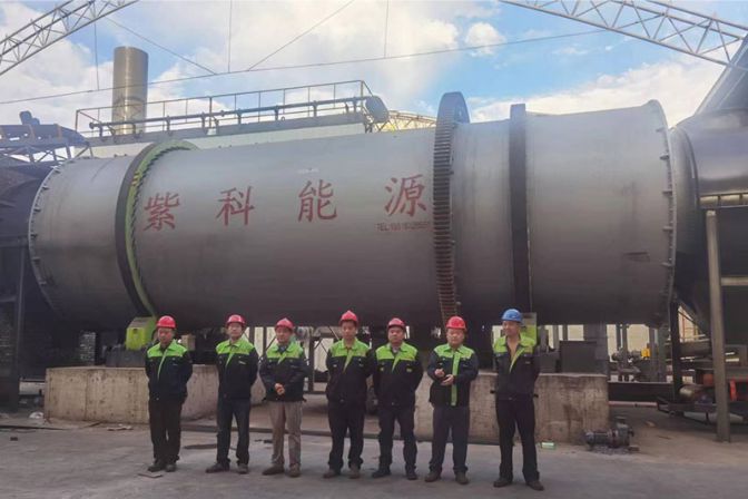 Three tube dryer case on-site