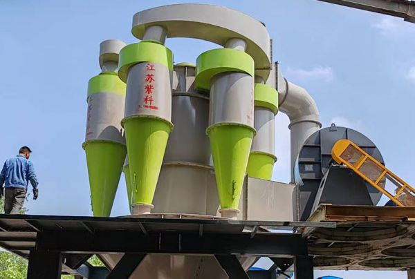 Sand and gravel powder selection machine