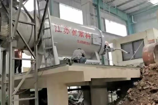 建材烘干机案例现场